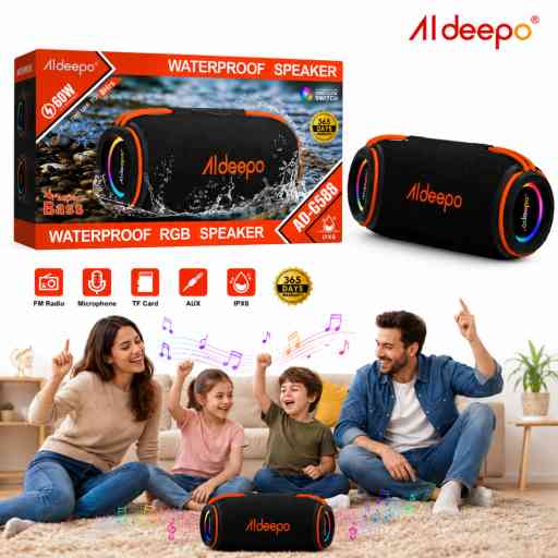 ALDEEPO AD-G588 PARLANTE 60W IMPERMEABLE