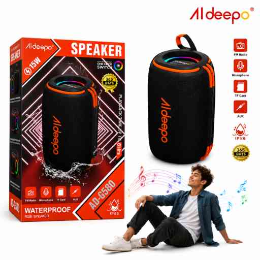 ALDEEPO AD-G580 PARLANTE 15W IMPERMEABLE