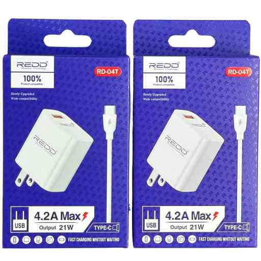 REDD RD-04T CARGADOR TIPO C