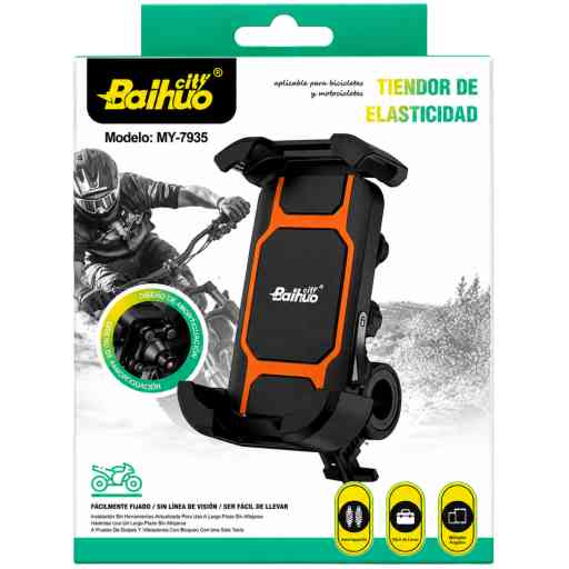 BAIHUO  MY-7935 SOPORTE DE MOTO ANTIVIBRACIÓN