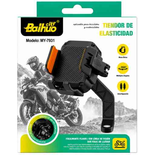 BAIHUO MY-7931 SOPORTE DE MOTO ANTIVIBRACIÓN