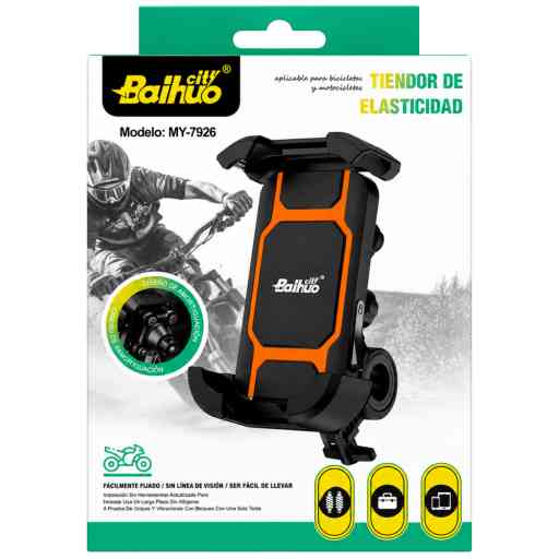 BAIHUO MY-7926 SOPORTE DE MOTO ANTIVIBRACIÓN