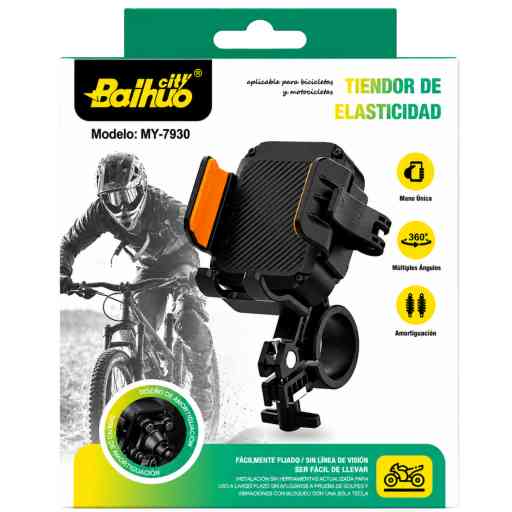 BAIHUO MY-7930 SOPORTE DE MOTO ANTIVIBRACIÓN