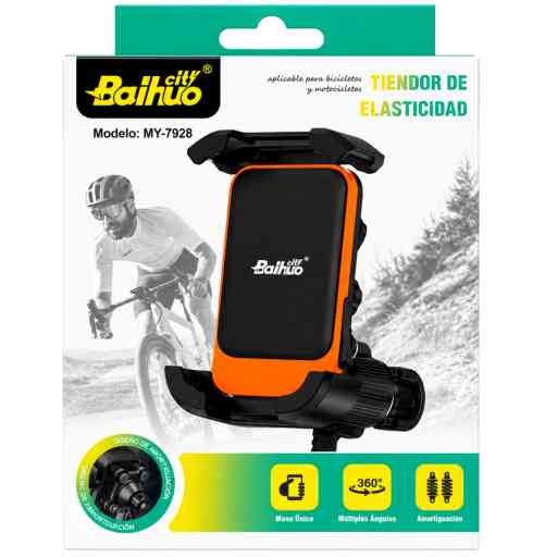 BAIHUO MY-7928 SOPORTE DE MOTO ANTIVIBRACIÓN