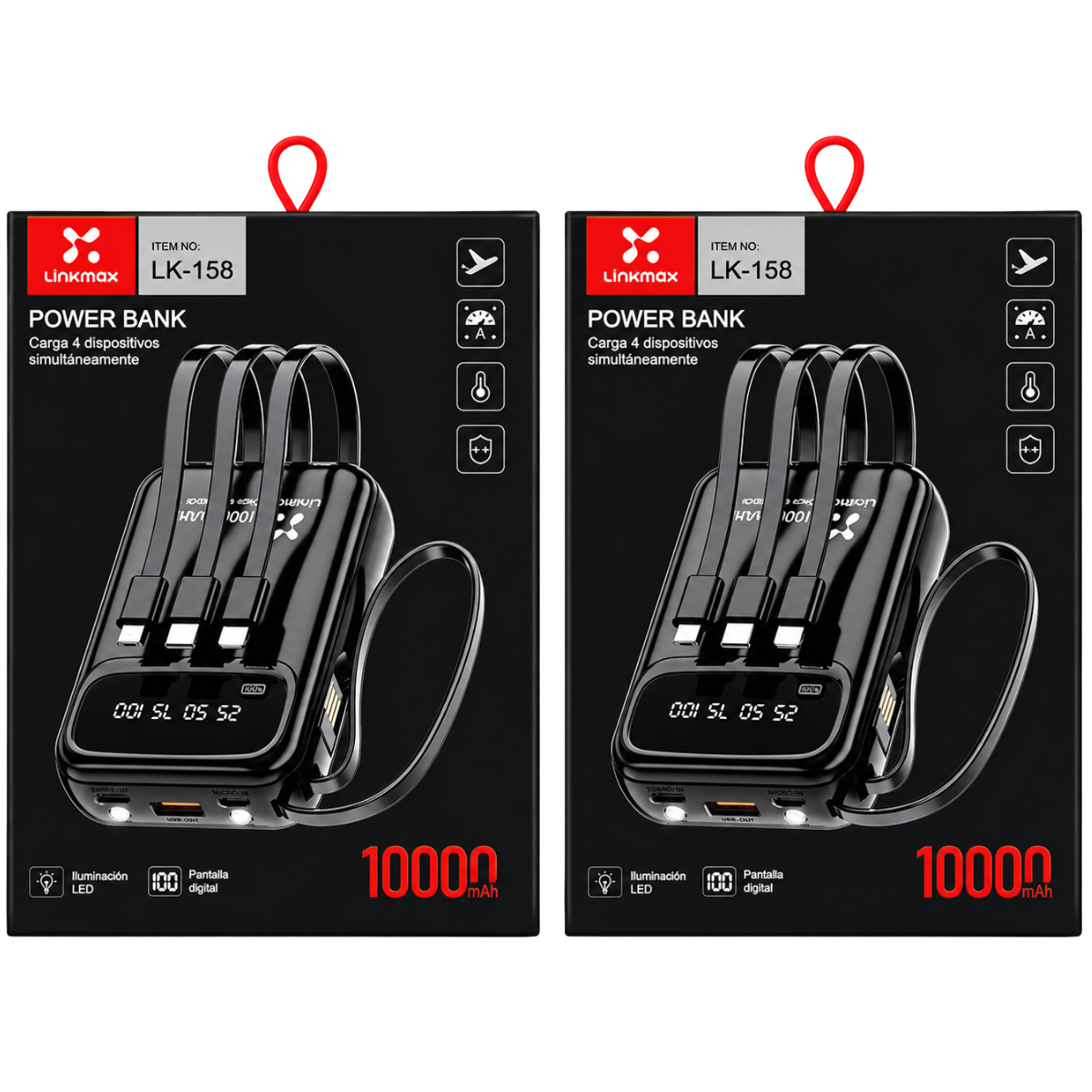 LINKMAX LK-158 PORTATIL 10000MAH