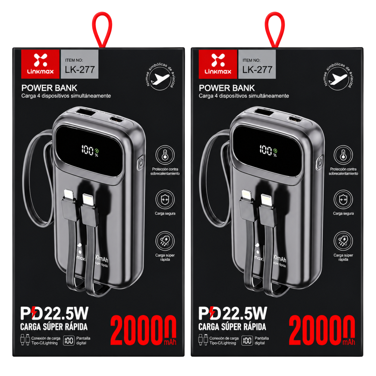 LINKMAX LK-277 PORTATIL 20000MAH