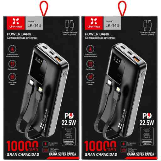 LINKMAX LK-143 PORTATIL 10000MAH