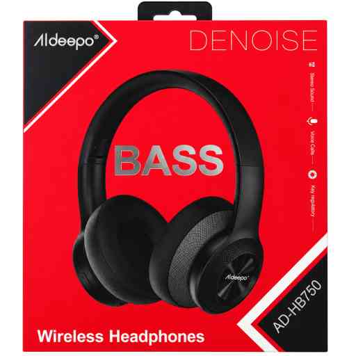 ALDEEPO AD-HB750 AUDIFONO BLUETOOTH (NEGRO)