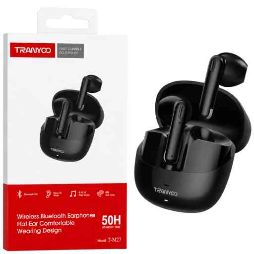 TRANYOO T-M27 AUDIFONO BLUETOOTH (NEGRO)