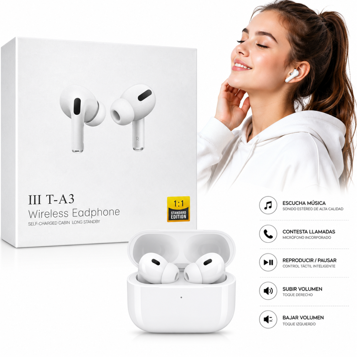 TRANYOO T-A3 AUDIFONO BLUETOOTH