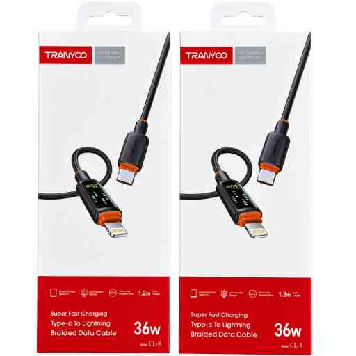 TRANYOO CL-8 CABLE 36W C- LIGHTNING