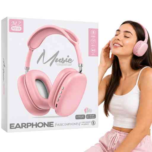 MZ-09 AUDIFONO BLUETOOTH (ROSADO)