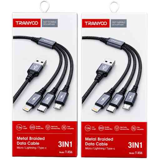 TRANYOO T-XS6 CABLE 3 EN 1