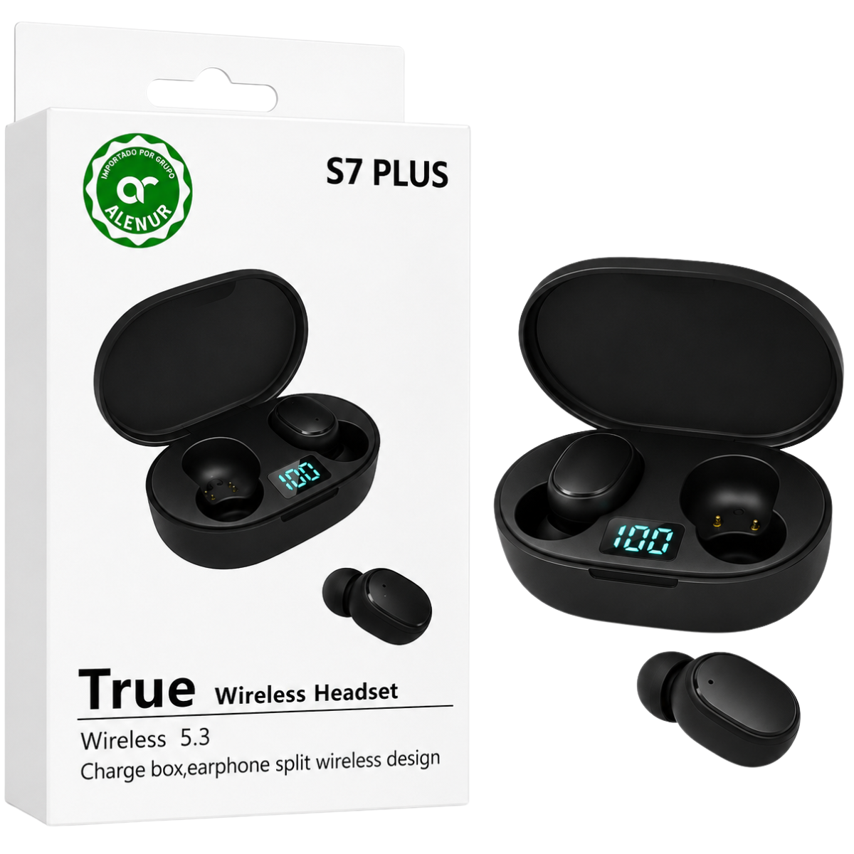 S7 PLUS AUDIFONO BLUETOOTH (NEGRO)
