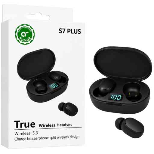 S7 PLUS AUDIFONO BLUETOOTH (NEGRO)