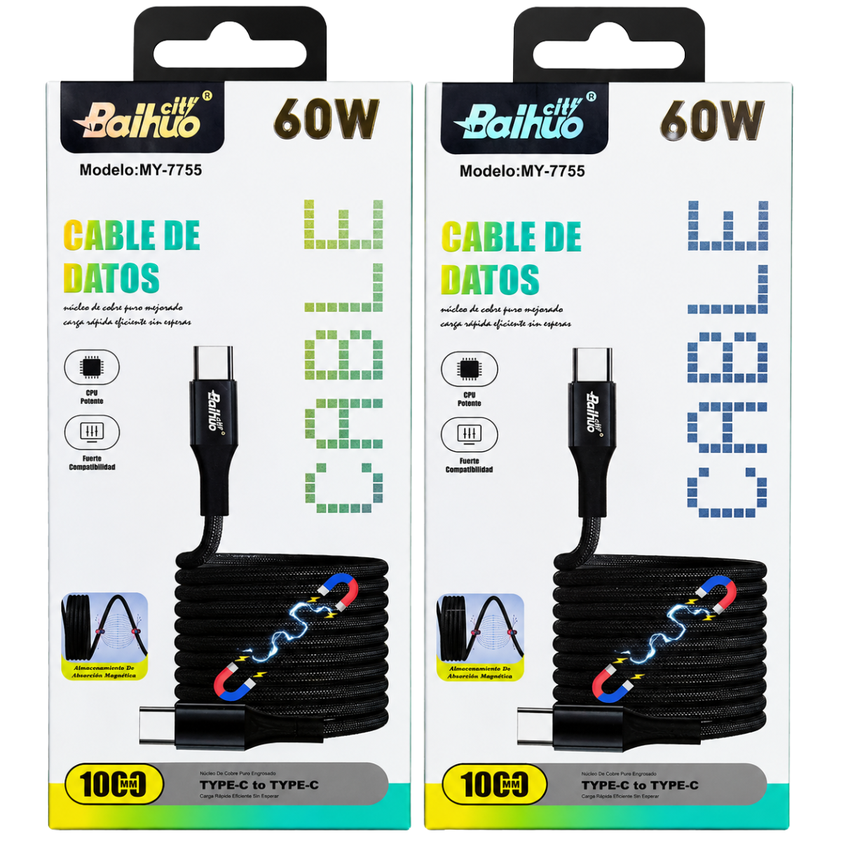 BAIHUO MY-7755 60W CABLE MAGNETICO