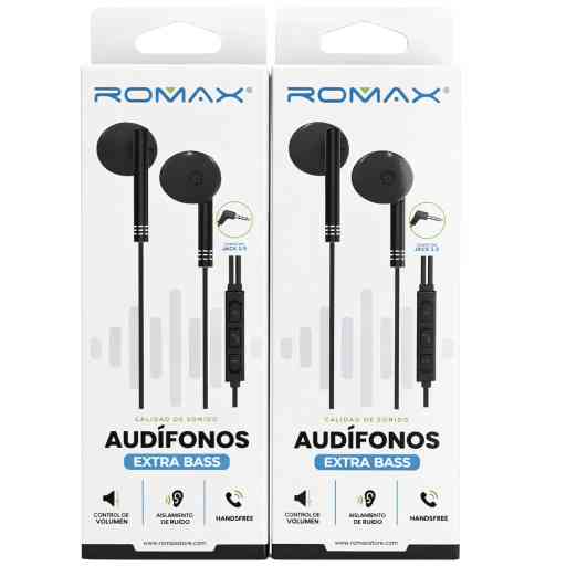 ROMAX TCA0386 AUDIFONO JACK 3.5MM