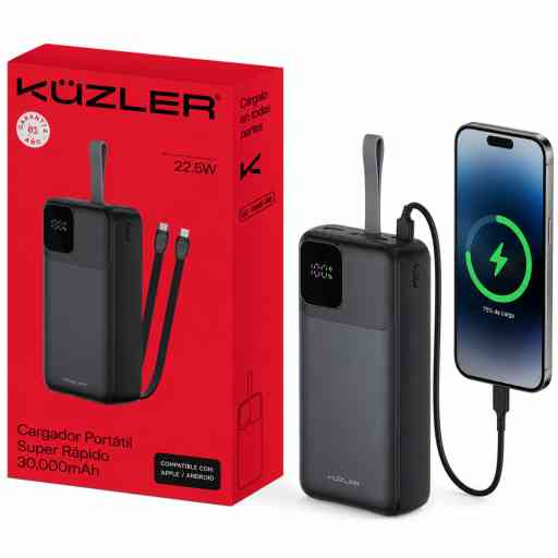 KUZLER NOARK-101 PORTATIL 30000MAH 22.5W
