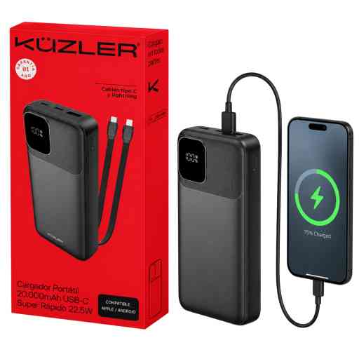 KUZLER PORTATIL 20000mAh ANKE-107N