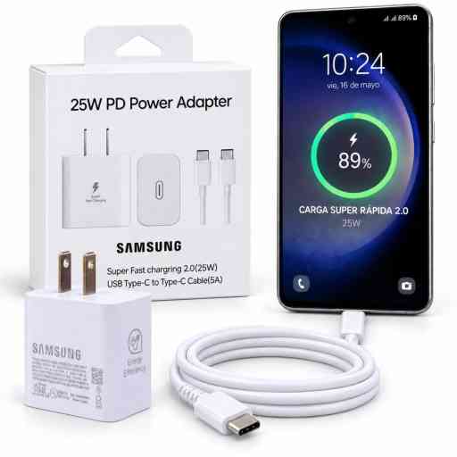 CARGADOR 25W 2.0 (BLANCO)