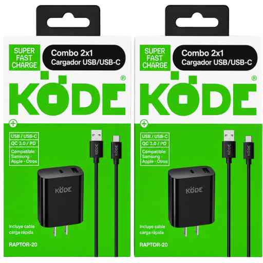 KODE RAPTOR-20 CARGADOR 20W