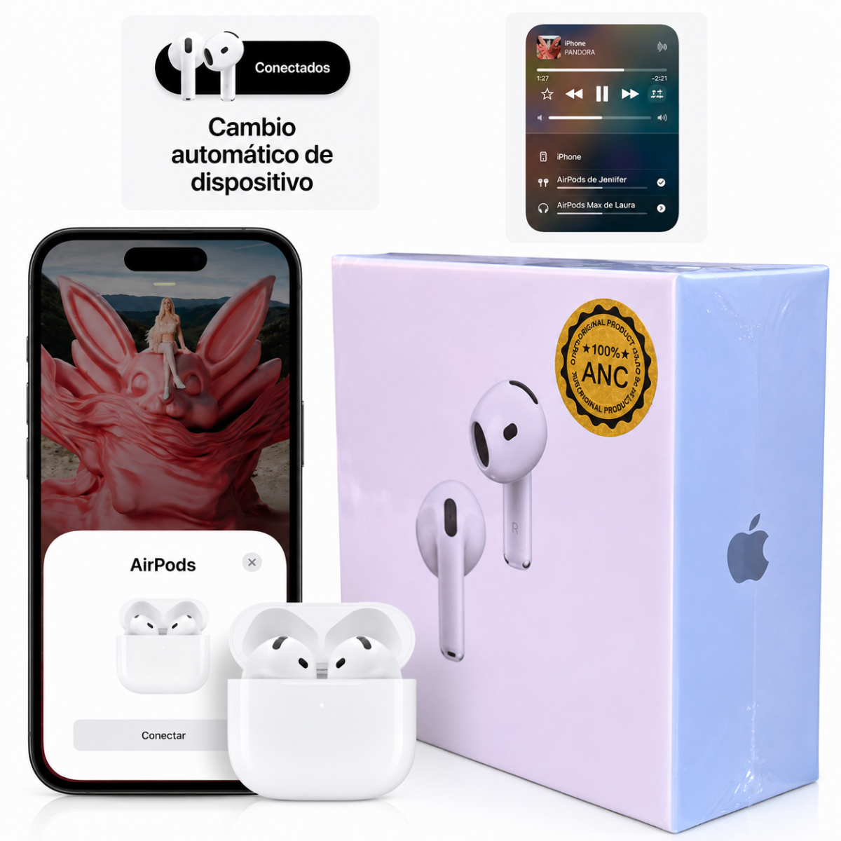AUDIFONO BLUETOOTH 4TA