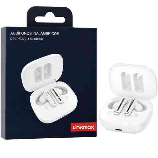 LINKMAX LK-BUDS6 AUDIFONO BLUETOOTH (BLANCO)
