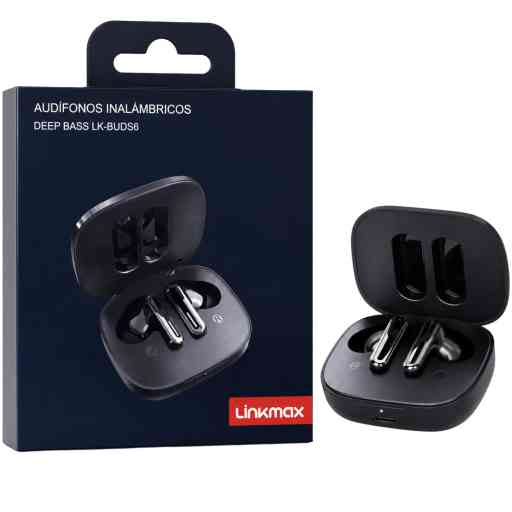 LINKMAX LK-BUDS6 AUDIFONO BLUETOOTH (NEGRO)