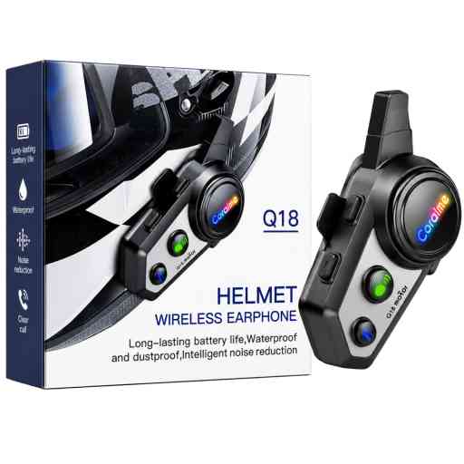 Q18 INTERCOMUNICADOR AUDIFONO BLUETOOTH DE MOTO