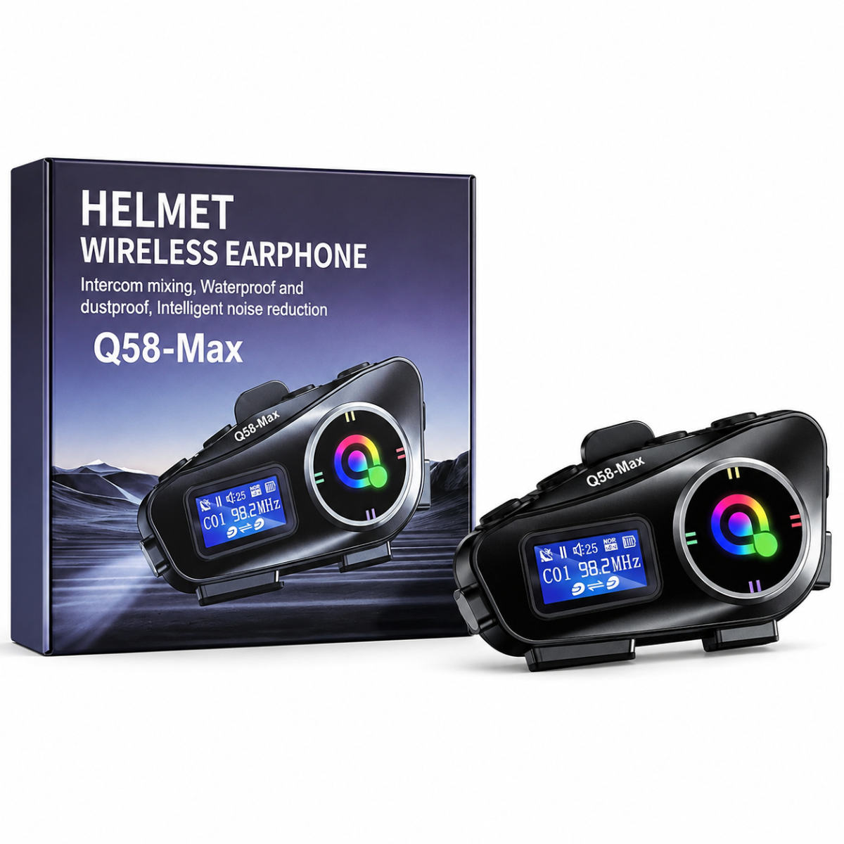 Q58-MAX  AUDIFONO BLUETOOTH DE MOTO