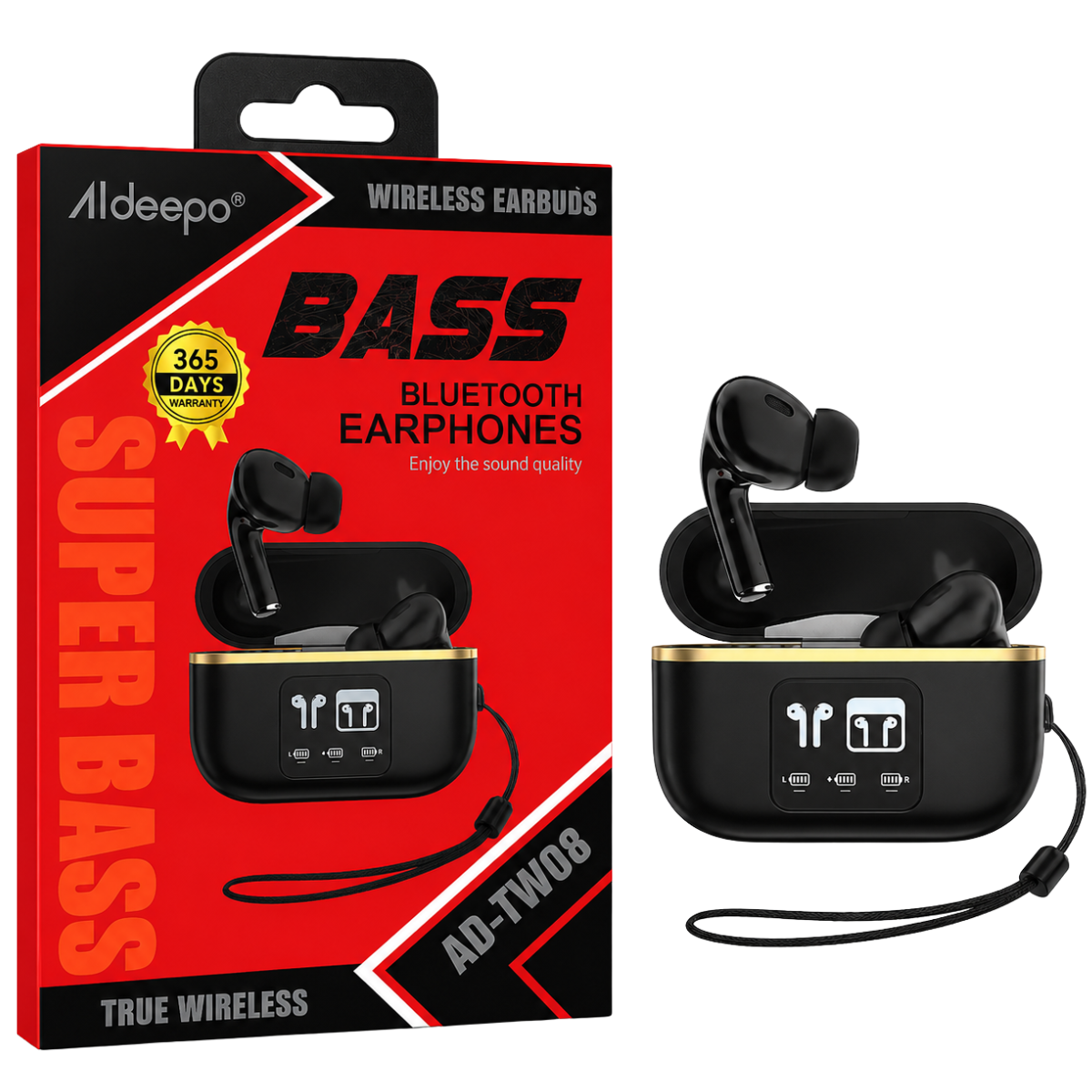 ALDEEPO AD-TW08 AUDIFONO BLUETOOTH