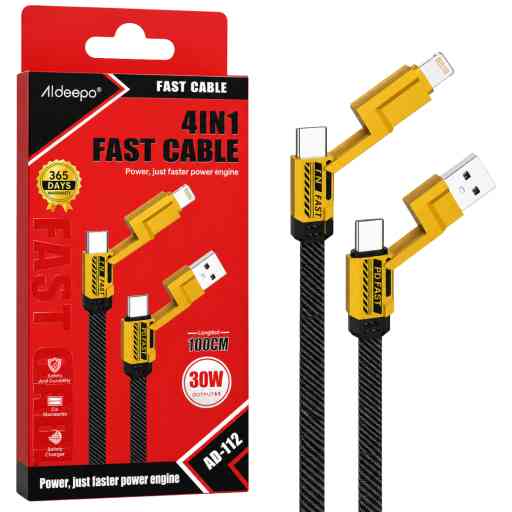 ALDEEPO AD-I12 CABLE 4 EN 1 30W