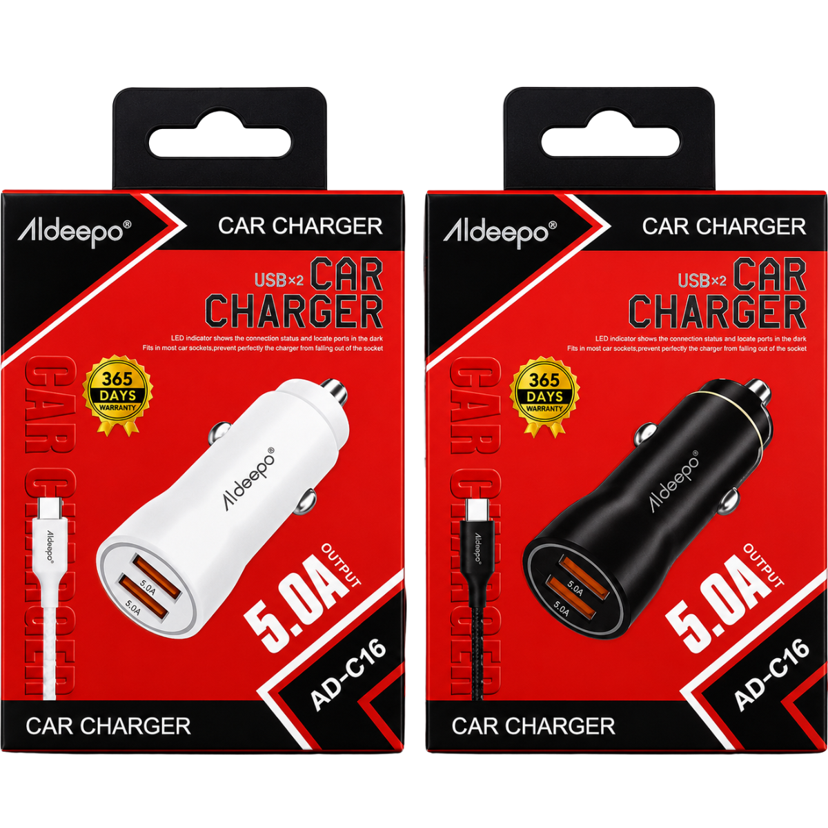 ALDEEPO AD-C16 CARGADOR PARA AUTO