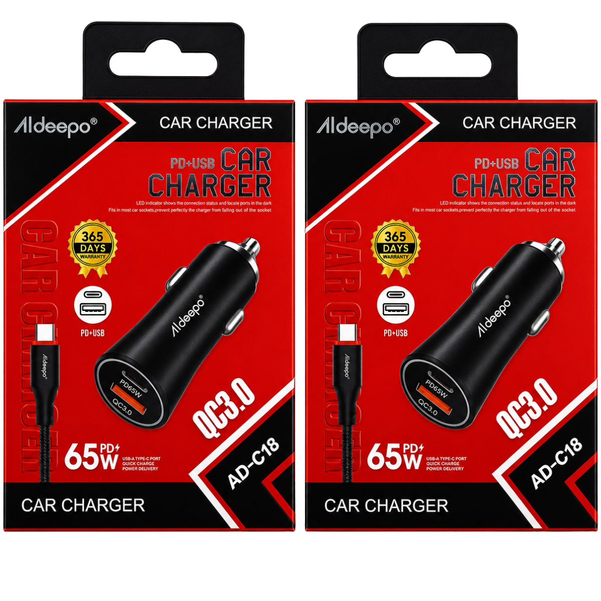 ALDEEPO AD-C18 CARGADOR DE AUTO
