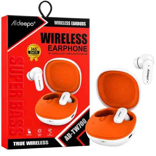 ALDEEPO AD-TW700 AUDIFONO BLUETOOTH (BLANCO)