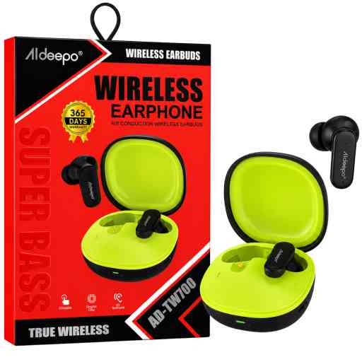ALDEEPO AD-TW700 AUDIFONO BLUETOOTH (NEGRO)