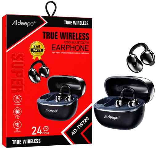 ALDEEPO AD-TW720 AUDIFONO BLUETOOTH (NEGRO)