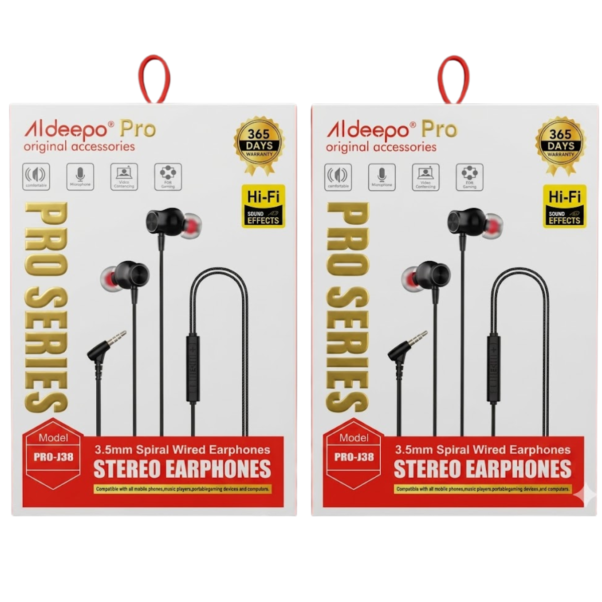 ALDEEPO PRO-J38 AUDIFONO JACK 3.5MM