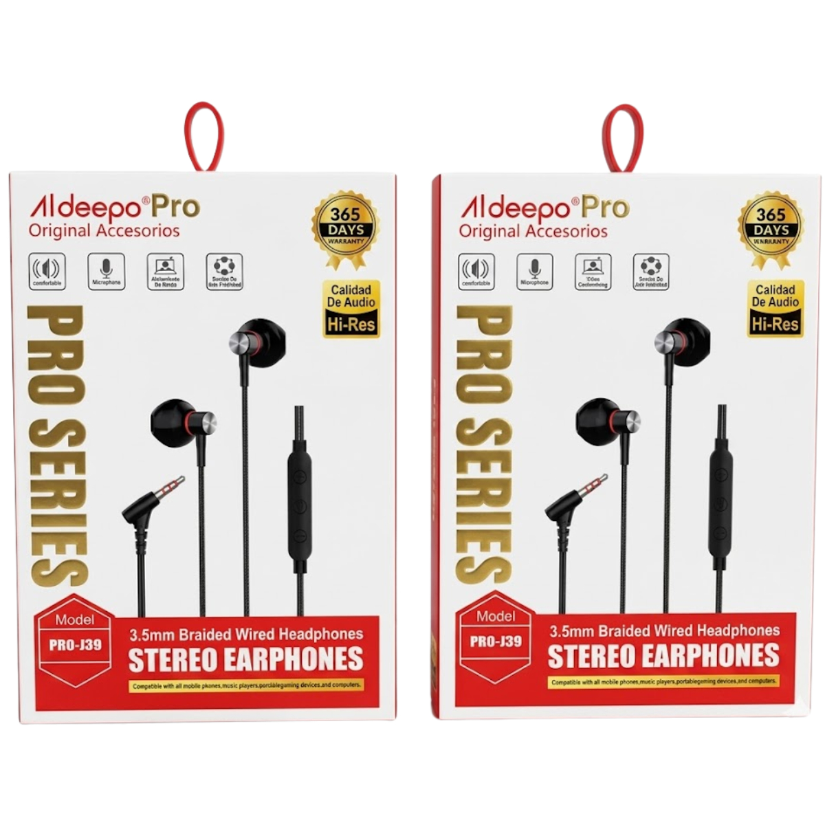 ALDEEPO PRO-J39 AUDIFONO JACK 3.5MM
