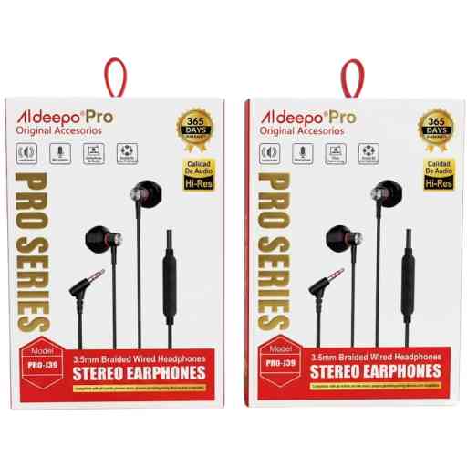 ALDEEPO PRO-J39 AUDIFONO JACK 3.5MM