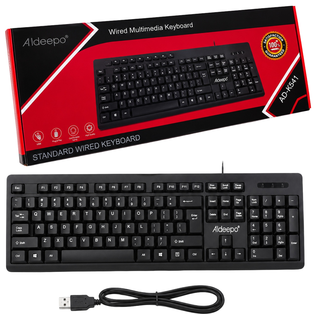 ALDEEPO AD-K51 TECLADO ALAMBRICO