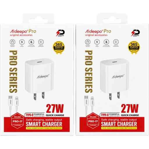 ALDEEPO PRO-17 CARGADOR 27W C-LIGHTNIG