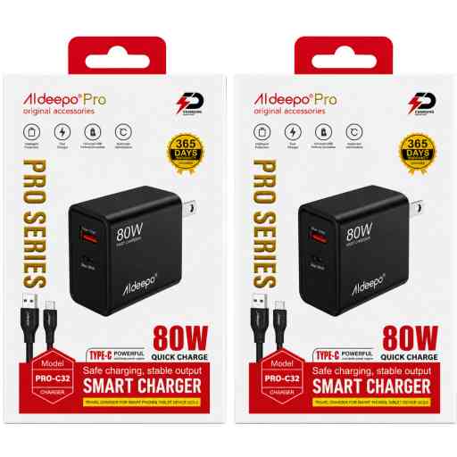 ALDEEPO PRO-C32 CARGADOR PD 80W