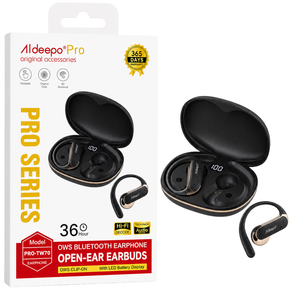 ALDEEPO PRO-TW70 AUDIFONO BLUETOOTH