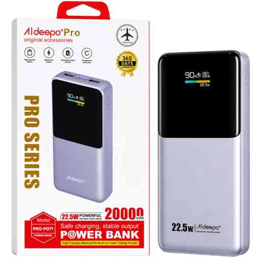 ALDEEPO PRO-PD71 PORTATIL 20000MAH
