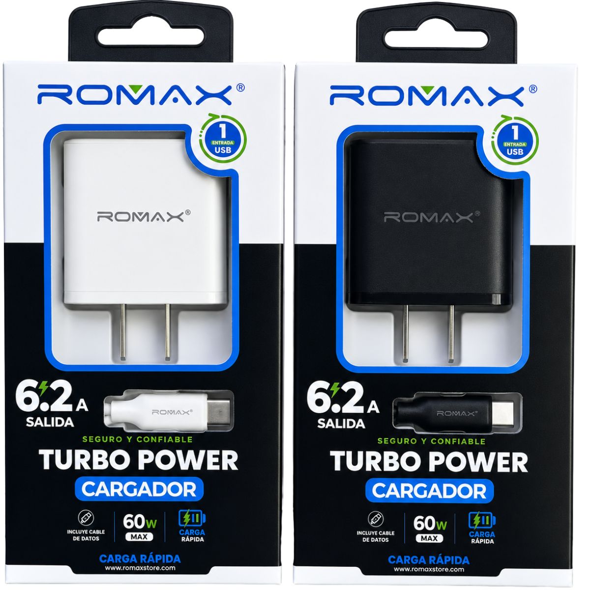 ROMAX TCC0541 CARGADOR TIPO C