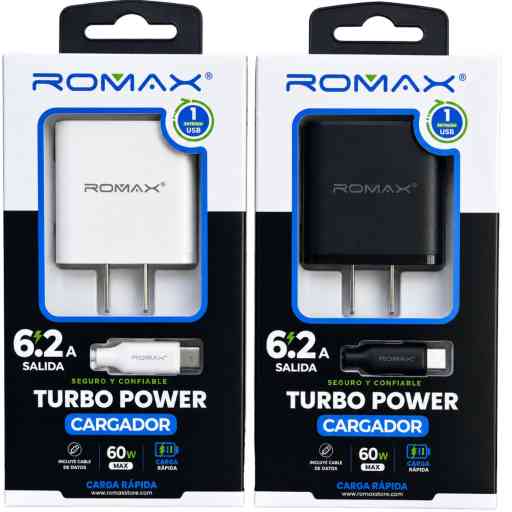 ROMAX TCC0541 CARGADOR TIPO C