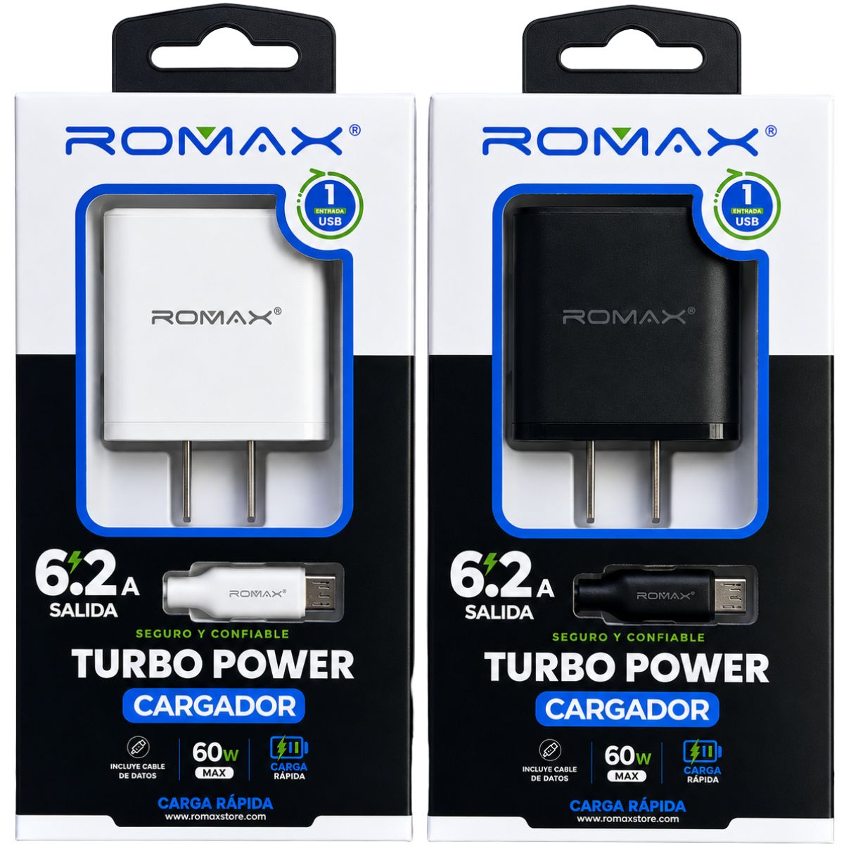 ROMAX TCC0542 CARGADOR V8