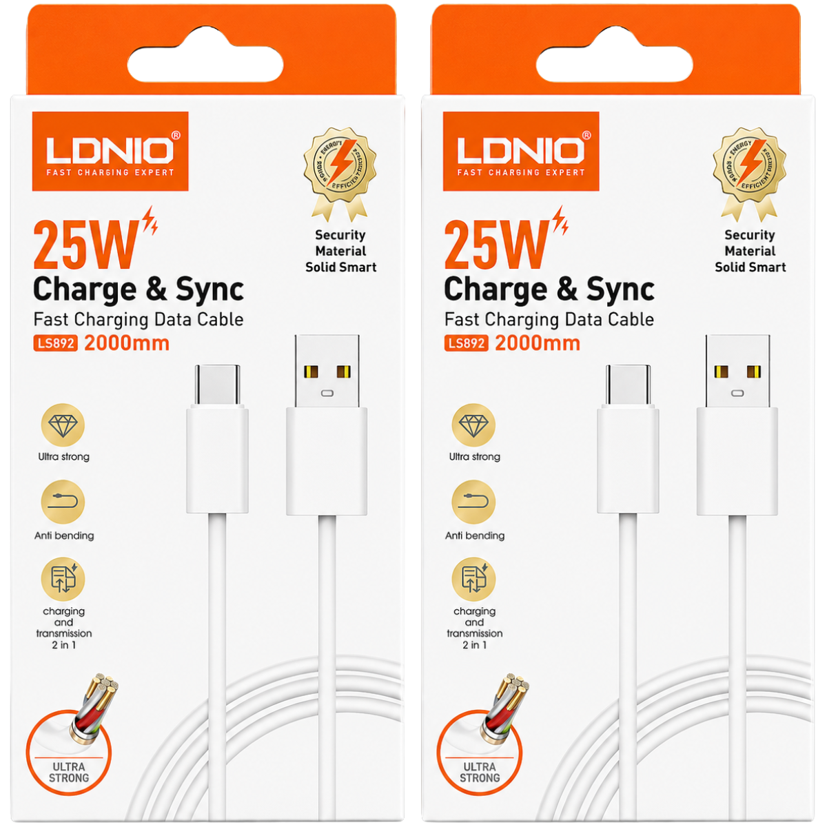 LDNIO LS892 25W CABLE TIPO C