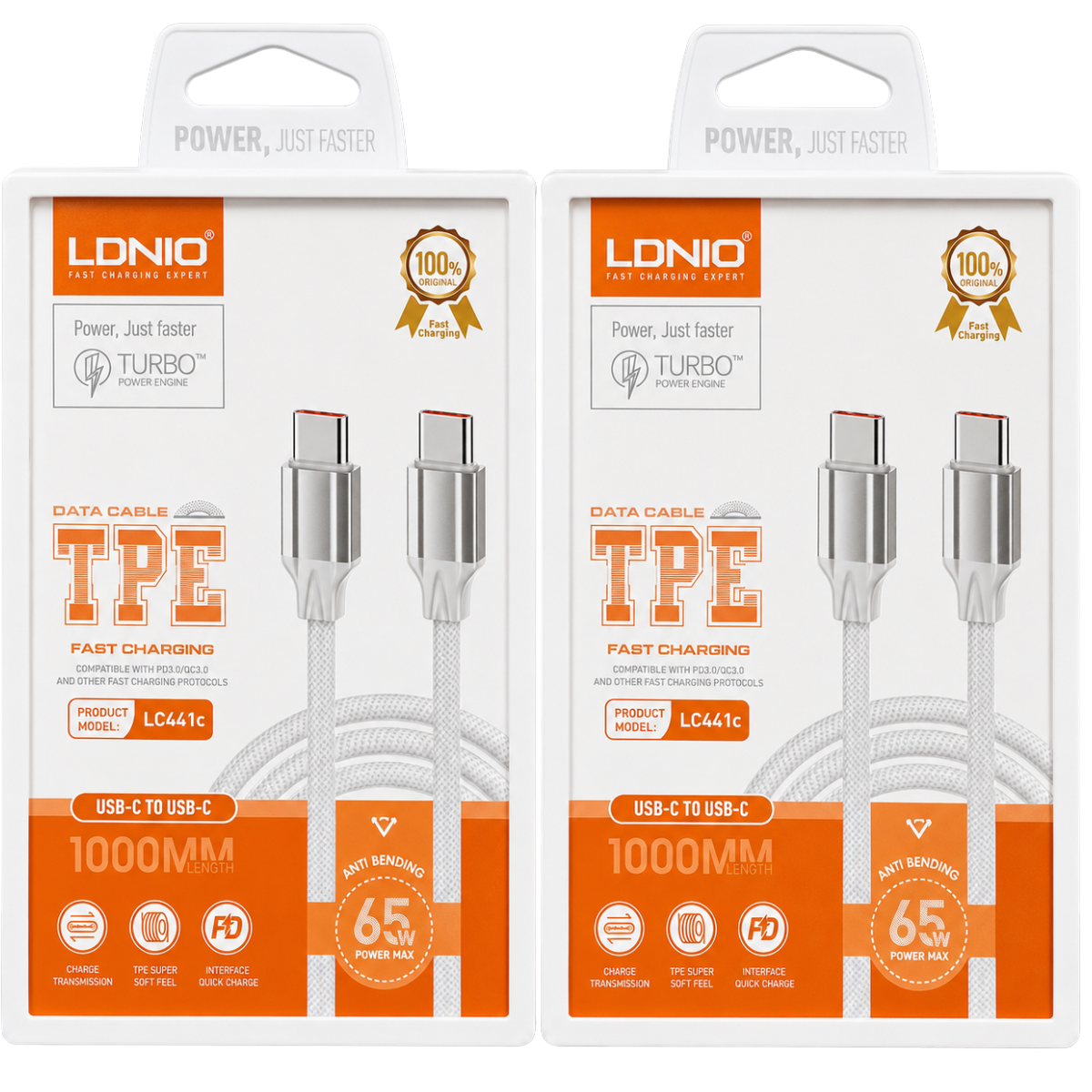 LDNIO LC441C CABLE 65W TC/TC